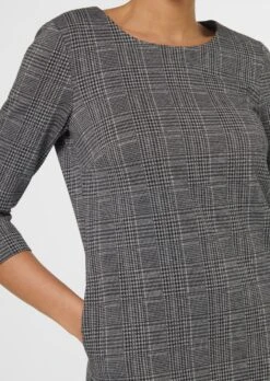 TALBOT RUNHOF X MADELEINE Kleid Mit Floraldruck Schwarz / Wollweiß -Madeleine Mode 76087ab0304eda5afbc257abfaf60dab