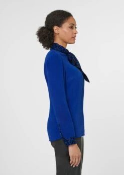 Bluse Royalblau -Madeleine Mode 77ae2fa03390d9b898499b477f52984a