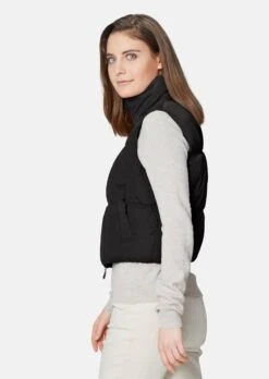 Wärmend Wattierte Steppweste Schwarz -Madeleine Mode 77d83c206e5858c41656679d5ddddfc2