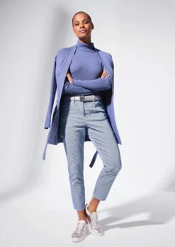 Jeans, Lang Weiß / Indigoblau -Madeleine Mode 79d6c6b3513021777fe7b78e37a82caa