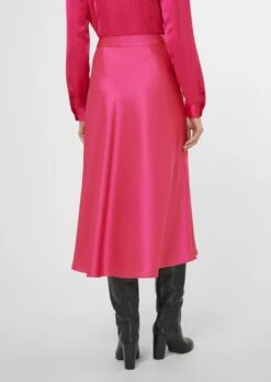 Satin-Rock In Edler Glanz-Qualität Leuchtpink -Madeleine Mode 7b646b884d4fbbc529c3b1f155a56a0b