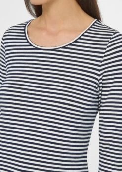 Ringel-Shirt Mit Kurzen Ärmeln Marine / Weiß 12 Ringel-Shirt Mit Kurzen Ärmeln Marine / Weiß -Madeleine Mode 7b8ef1b8903d0130f2de9b2f15096bd6