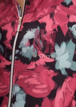 Sportive Jacke Mit Blumenprint Eisrose / Multicolor -Madeleine Mode 7bda3a918f6bc48ff1ccfd8066292582