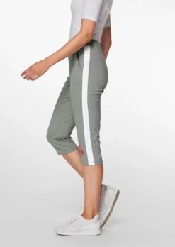 Caprihose Salbei / Creme -Madeleine Mode 7d732a277e4937fa230f3b157d196c8f