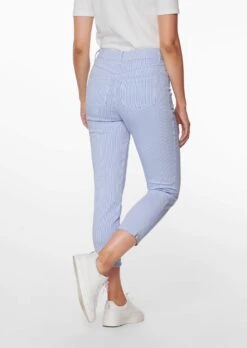 Jeans, Lang Weiß / Indigoblau -Madeleine Mode 7e41cd9d184bcec8ce645daf7bc1be15