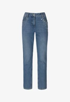 STRETCH- MIT STRASS - Jeans Slim Fit - Bleached -Madeleine Mode 7f1642abd12942a2acdfe5e8a5c7b192