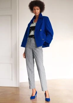 Pepita-Hose Wollweiß / Schwarz -Madeleine Mode 7fb0c3d7921223134b5bfe1fa8e93672