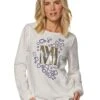Sweatshirt Creme / Multicolor -Madeleine Mode 83b168af45a610e44098b02dde3c5951