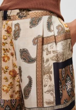 GEMUSTERTE - Stoffhose - Champagner/multicolor -Madeleine Mode 84edc0065ebb46db85ad45ee8c423588