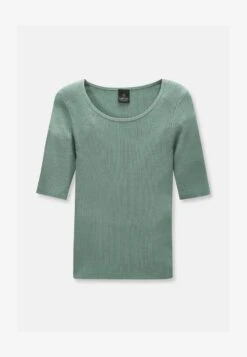 Mit Kurzen Ärmeln - T-Shirt Basic - Eiswasserblau 13 Mit Kurzen Ärmeln - T-Shirt Basic - Eiswasserblau -Madeleine Mode 8600376d379a421c8e815c0b29a1473d