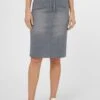 Schlanker Rock Aus Sweat-Denim Grey -Madeleine Mode 88b509ea2c1335f746dd7e12752fa0cb
