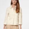 KURZER BOXY - Blazer - Ecru Wollweiß -Madeleine Mode 8969b9fbb8c0480e846544cef7de38c1