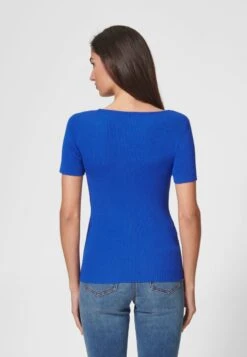 MIT ECKIGEM AUSSCHNITT - T-Shirt Basic - Royal -Madeleine Mode 8c93420c77734bfc86142d2b39b22943