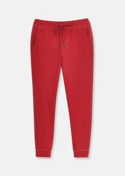 Verkürzte Jogg-Pants Salsarot -Madeleine Mode 8cf71262d59ff3cdda50c8499ca4cc23