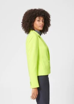Blazer In Trendiger Boxy-Form Limonengrün -Madeleine Mode 8d4a34f8021d9d19a8166ee11131ed6e