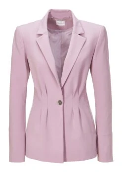 Blazer Mit Falten Kristallviolett