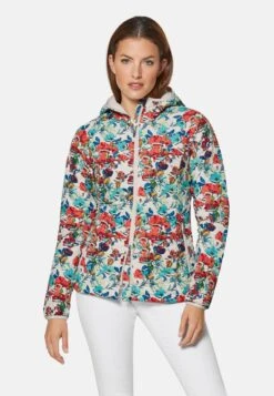 MIT FLORALEM PRINT - Übergangsjacke - Creme Multicolor