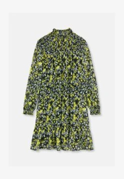 LANGÄRMELIGES MIT UNIKAT-PRINT - Freizeitkleid - Brillantgelb Multicolor -Madeleine Mode 905ceda1eca740a4a59fa807b07d7ab5