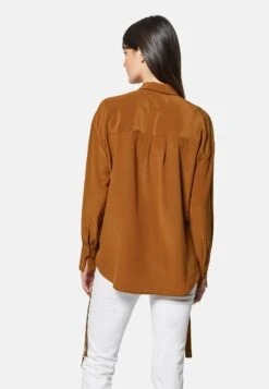 SEIDENHEMD - Hemdbluse - Terracotta -Madeleine Mode 90aa2d01c1a64b6f9366642fb429cf5c