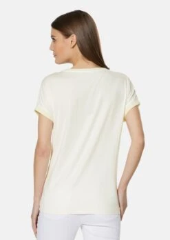 Shirt Mit Edlen Glitzerakzenten Wollweiß -Madeleine Mode 94ad33359500840627ae39c55e1227a3