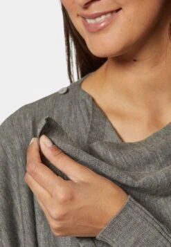 Strickjacke - Grau Melange -Madeleine Mode 960ef6f53db3402b87e72d459b9bd5c6