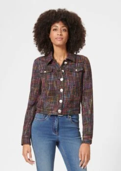 Jacke Schwarz / Multicolor