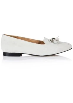 Mokassin Wollweiß -Madeleine Mode 9b7b05f32743a20fc228be29ba0b2771