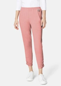 Stretch-Leggings In Modischer 7/8-Länge Lachsrosa