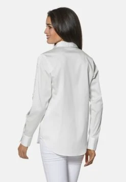 TALBOT RUNHOF MIT ÄRMEL-KNOPFLEISTE - Hemdbluse - Wollweiß -Madeleine Mode 9caca3365d444fa08661ade074f4f2bd