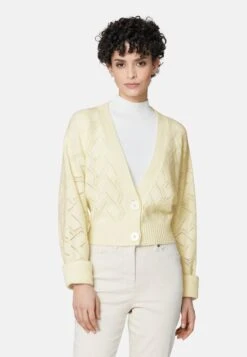 Strickjacke - Wollweiß