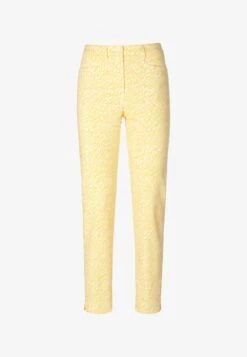 JACQUARD IN ZIGARET - Stoffhose - Pastellvanille Wollweiß -Madeleine Mode 9d16bc6b57c9482d91833c53278303fc