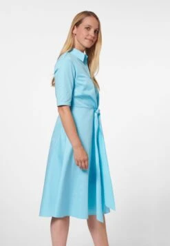 MIT KURZEN ÄRMELN - Blusenkleid - Helltürkis -Madeleine Mode 9e4d9373b12f4c1e806f624518c60557