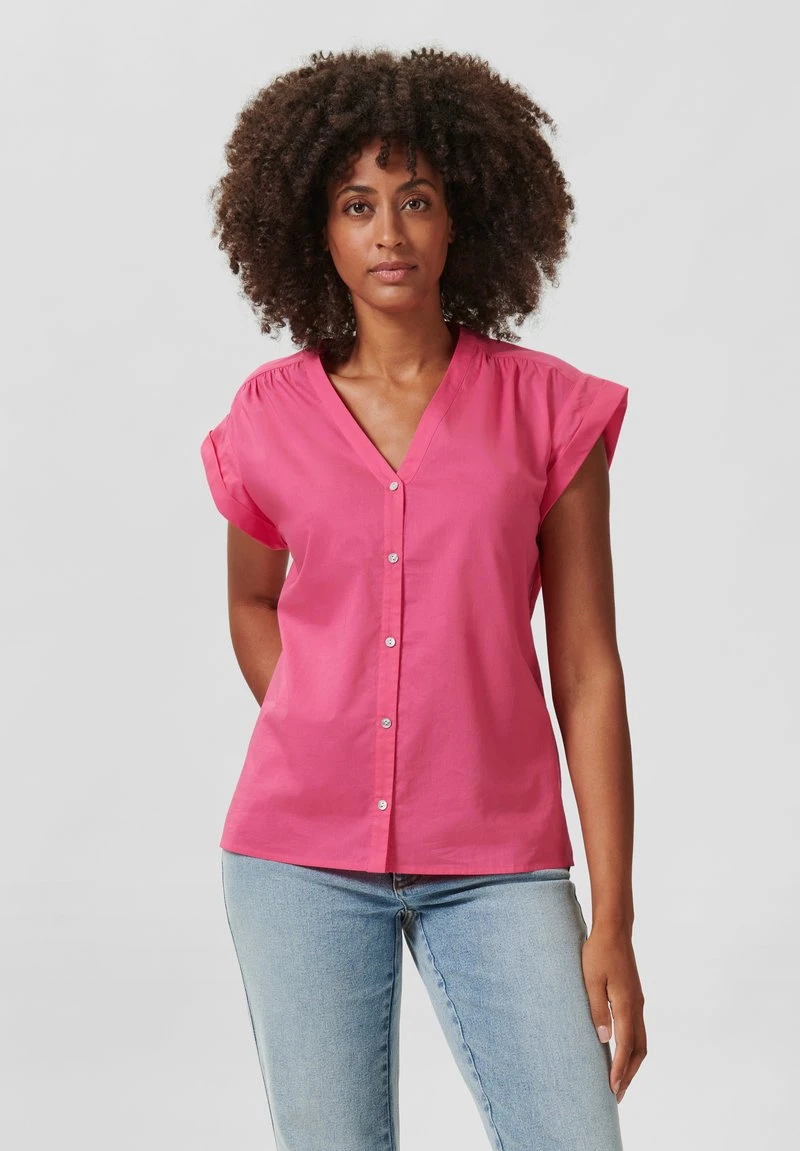 KURZARM IM STYLE - Bluse - Erdbeerpink 3 KURZARM IM STYLE - Bluse - Erdbeerpink