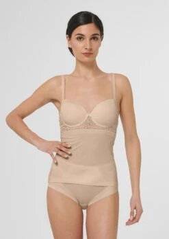 BH-Hemd Mit Spitzeneinsatz Make-up