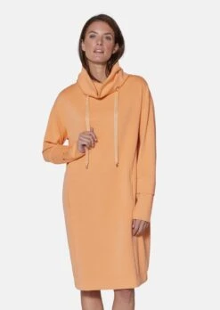 Sweatshirtkleid Pfirsich