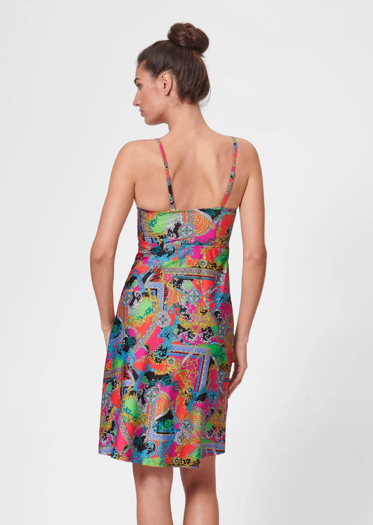 Strandkleid Schwarz / Multicolor 5 Strandkleid Schwarz / Multicolor – Bild 3