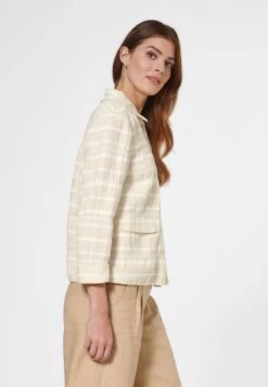 KURZER BOXY - Blazer - Ecru Wollweiß -Madeleine Mode a252833419374d78944646c05106e516