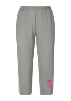 Caprihose Salbei / Creme -Madeleine Mode a402f3299734160d31a2cff5d2911a92