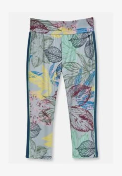 MIT FLORALEM PRINT - Leggings - Hosen - Wasserblau Multicolor -Madeleine Mode a423bae294b44289985689f98e21ccd9