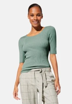 Mit Kurzen Ärmeln - T-Shirt Basic - Eiswasserblau