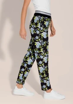 Jogg-Pants Mit Kontrastfarbenem Komfortbund Schwarz / Multicolor -Madeleine Mode a621c085ab71bab327ed6a8dd8e2811b