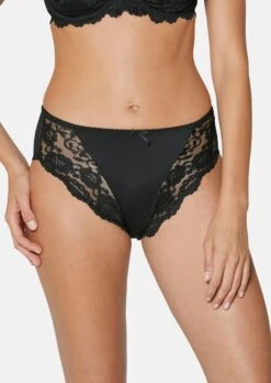 Taillenslip, 2-Stück-Packung Schwarz