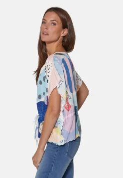 Bluse - Wollweiß Multicolor -Madeleine Mode a9f23057da544eb5a8bd67761888fbe3
