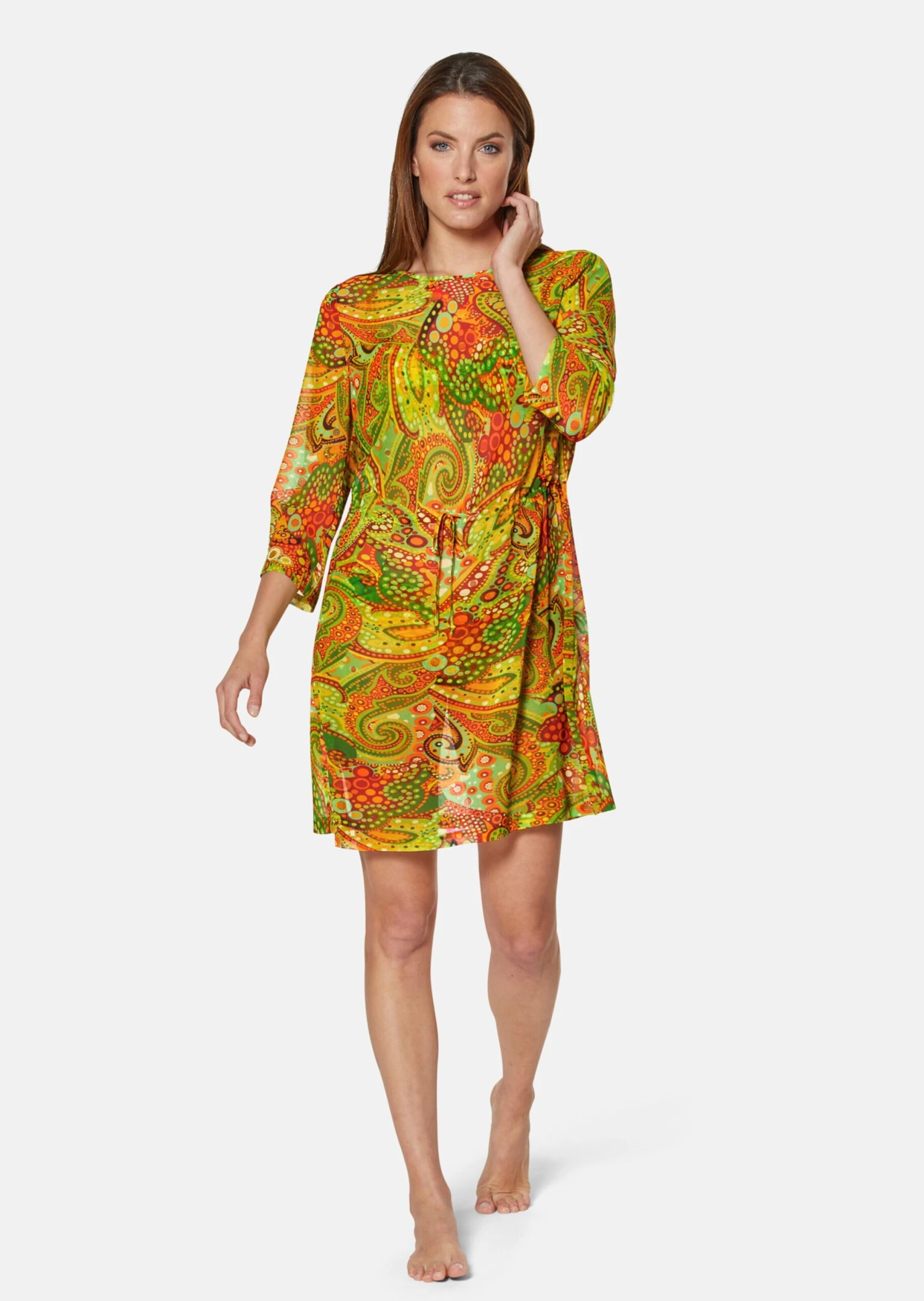 Féraud – Tunika Mit Paisleyprint Limonengrün / Multicolor 4 Féraud – Tunika Mit Paisleyprint Limonengrün / Multicolor – Bild 2