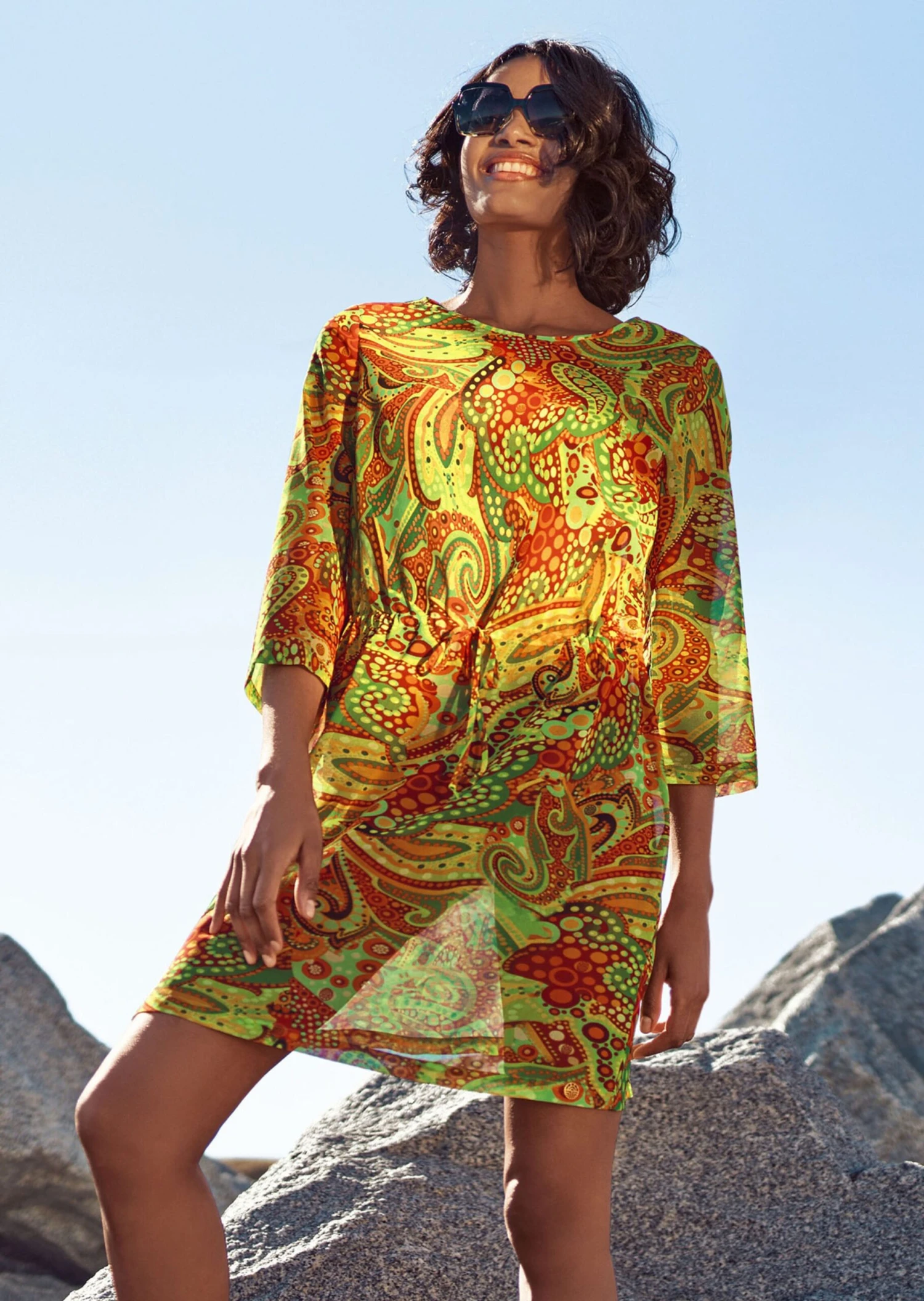 Féraud – Tunika Mit Paisleyprint Limonengrün / Multicolor 8 Féraud – Tunika Mit Paisleyprint Limonengrün / Multicolor – Bild 6