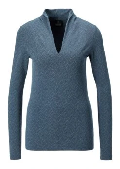 Strukturshirt Stahlblau / Melange -Madeleine Mode adc8acf4fe0edaedc000129895d6cb5a