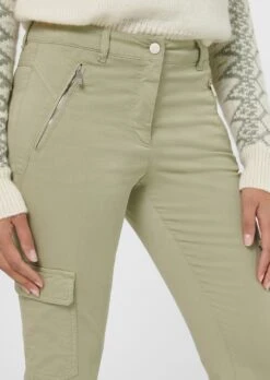 Stretch-Hose Im Cargo-Style Hellschilf -Madeleine Mode ae0b560f1a025dcf5c3f1e162a12a94a