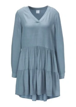 Tunika In A-Form Taubenblau