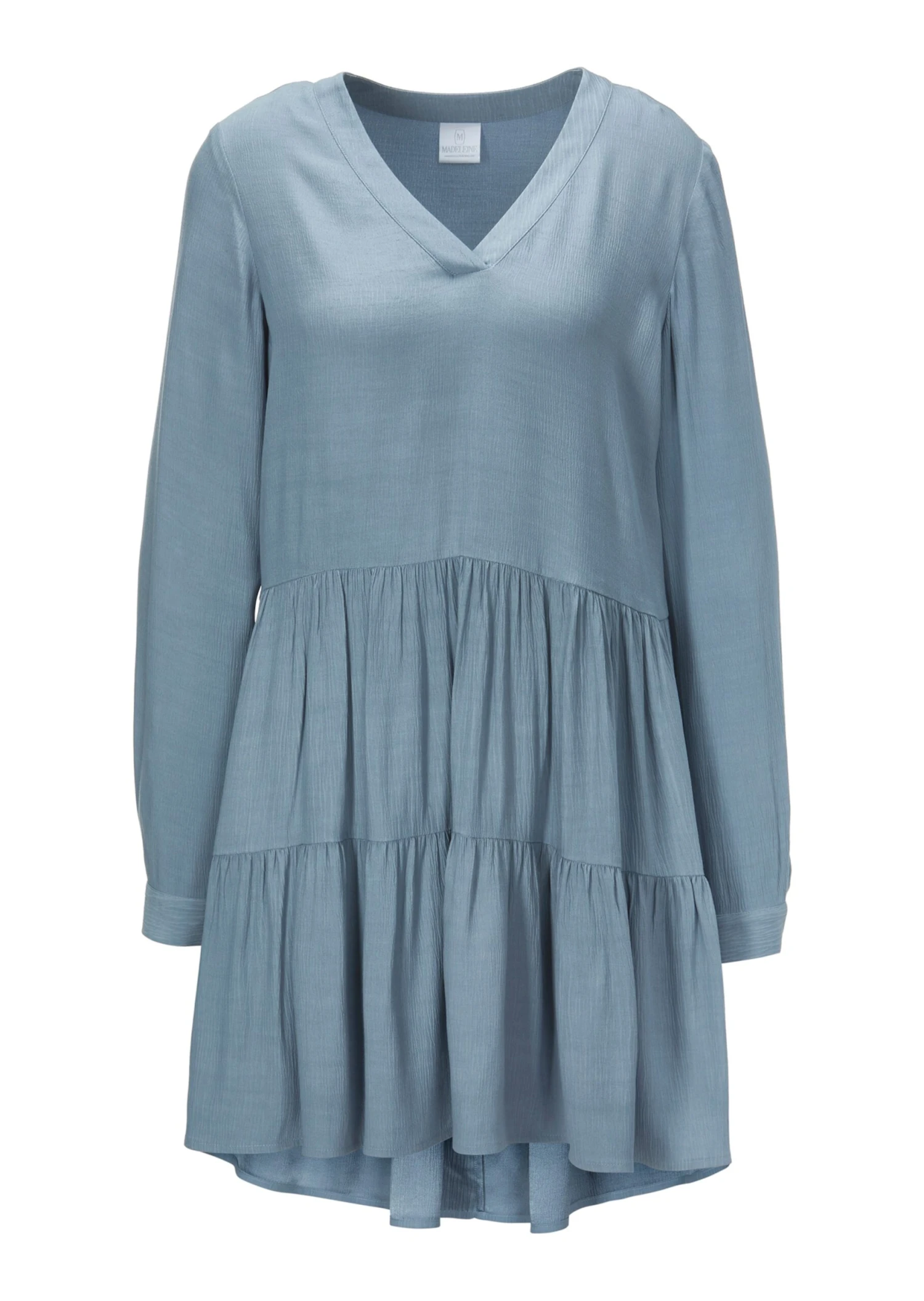 Tunika In A-Form Taubenblau 3 Tunika In A-Form Taubenblau