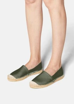 Espadrilles Im Material-Mix Khaki